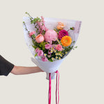 Colour Bouquet - Poppy Rose - Poppy Rose Flowers Brisbane