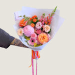Colour Bouquet Large - Poppy Rose - Poppy Rose Flowers Brisbane