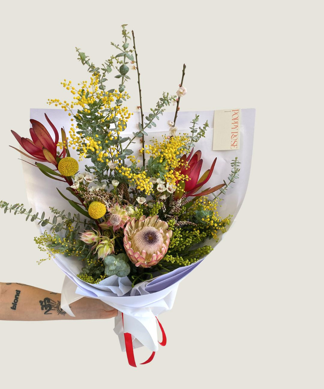 Native Bouquet - Poppy Rose - Poppy Rose Flowers Brisbane