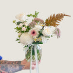 Soft and Natural Vase - Poppy Rose - Poppy Rose Flowers Brisbane