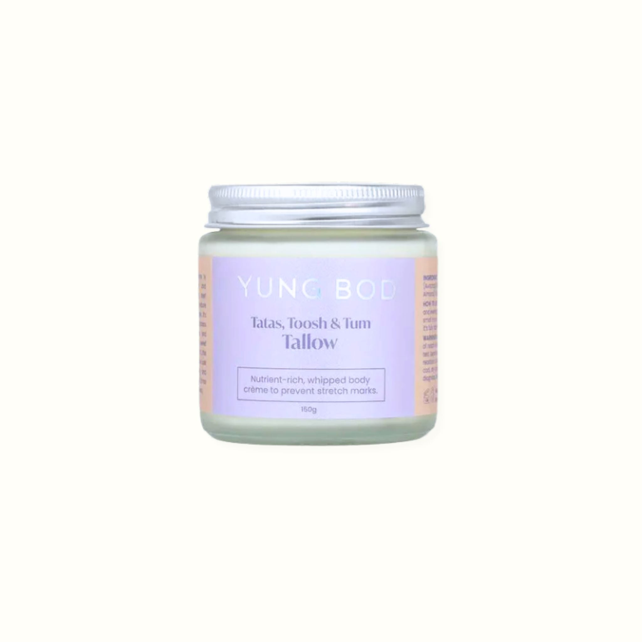 Tatas, Tush and Tum Tallow Cream - Yung Bod - Poppy Rose Flowers Brisbane