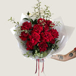 Timeless Love 18 Rose Bouquet - Poppy Rose - Poppy Rose Flowers Brisbane